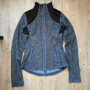 Stretchy blue denim coloured lulu sweater